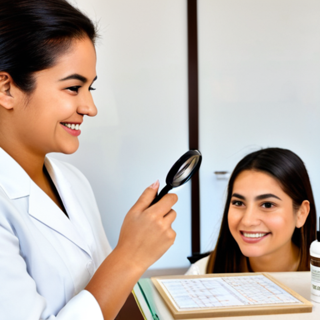피부관리 자격증 없이 시작할 수 있는 방법 - Personalized Skincare Consultation** Prompt: "A warm and inviting beauty studio, soft lighting, a L...