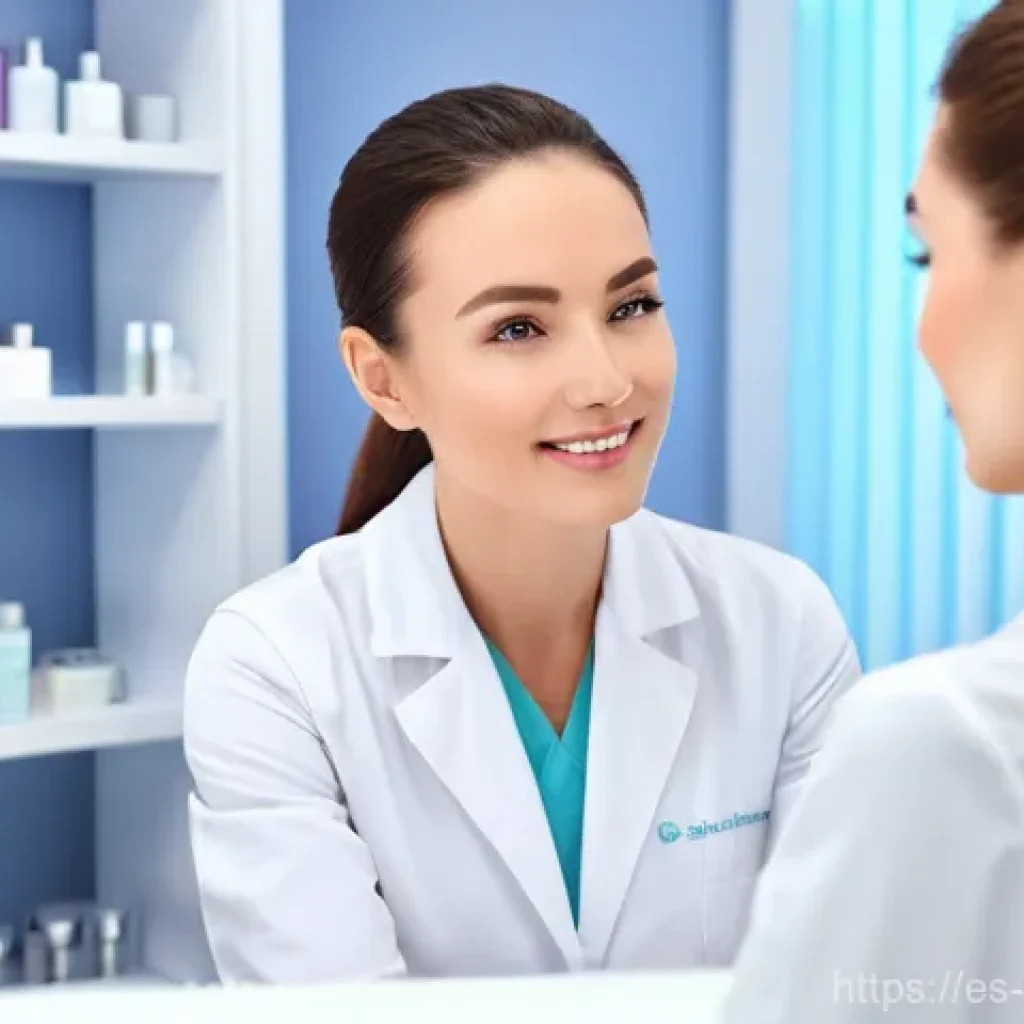 피부관리사의 시험 준비에서 유용한 팁 - **Personalized Skincare Consultation with Advanced Diagnostics** A highly skilled female estheti...