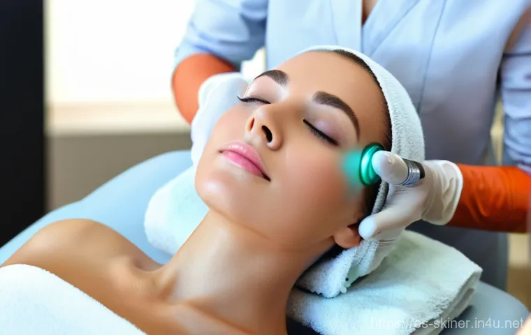 피부관리사의 필수 학습 팁 - **AI-Powered Skin Analysis in a Modern Clinic**
A sophisticated, high-resolution image featuring... 피부관리사의 필수 학습 팁 - **AI-Powered Skin Analysis in a Modern Clinic**
A sophisticated, high-resolution image featuring...