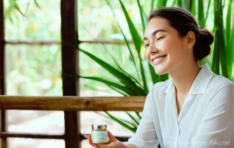 피부관리사의 스킨케어 브랜드 추천 - **Prompt 1: The Glow of Trusted Skincare and Star Ingredients** "A confident and radiant woman, ...